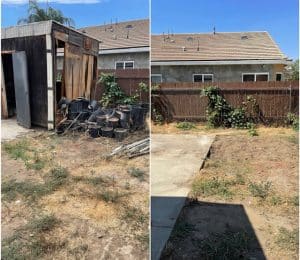 San Bernardino Shed Removal & Cleanout Services shed demo 300x260